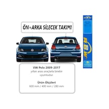 Volkswagen Polo Rbw Ön ve Arka Muz Silecek Takımı 2009-2017