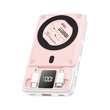 Mey İthalat M25w 10.000 Mah 20w Pd Magsafe Powerbank - Pembe