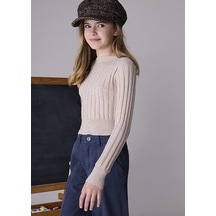 Mayoral Kız Çocuk Ribanalı Kazak 7313 Toprak Mayoral Kız Çocuk Ribanalı Kazak 7313 Toprak