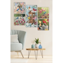 Collage Style 5 Parçalı Mdf Tablo Atf180 Çok Renkli - 713606211 Çok Renkli