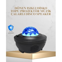 Bluetooth & Usb Müzik Çalar Gece Lambası - 50 M² Kapsama, Uzaktan Kumanda Çok Renkli 17434180