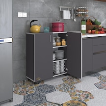 Kenzlife mutfak dolabı rabia 088*070*032 gri kapaklı tekerlekli banyo evrak ofis kitaplık ayakkabılık kiler Kenzlife mutfak dolabı rabia 088*070*032 gri kapaklı tekerlekli banyo evrak ofis kitaplık ayakkabılık kiler