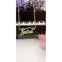 Hifa Diamond Kolye İsimli Altın 90971320 Antik Gümüş