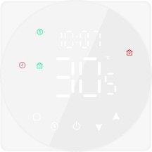 Lemestar Akıllı Wifi Termostat - 16a Haftalık Programlanabilir Dokunmatik Ekranlı Enerji Tasarruflu Isıtma Kontrol Cihazı