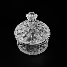 Konak Züccaciye Cam Şekerlik / Lokumluk Küçük 7.5x7.5 Cm