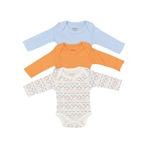 Tiffany Baby & Kids Tiffany Baby Striped Theme 3'lü Uzun Kol Body 53011 Çok Renkli