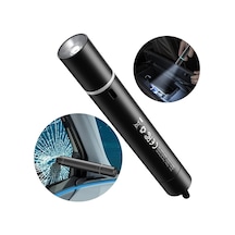 Baseus Savior Araç Pencere Camı Kırıcı Ve Şarjlı Fener/emergency Light- 5775