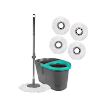 Smarter Otomatik Temizlik Seti 4 Mikrofiber Mop Paspas