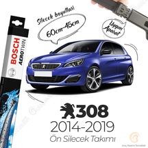 Peugeot 308 Muz Silecek Takımı 2014-2019 Bosch Aerotwin