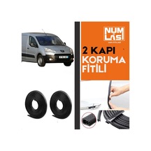Peugeot Partner Tepee Panelvan 2009-2018 İki Kapı Koruma Fitili Siyah Renk Numlas-a Kalite-nm2703