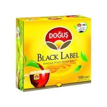 Doğuş Black Label Bardak Poşet Çay 100 2g - 200 G 8'li Avantaj Paketi - 8 Adet Tarı