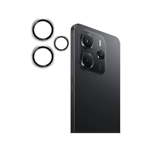 Joko Xiaomi Redmi Note 14 4g Uyumlu Pvd Metal Kamera Lens - Gümüş