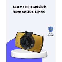 Lvsqvr Full Hd Araç Kamerası G Sensor Gece Görüşlü Dash Cam