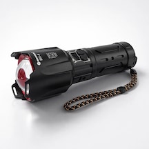 Bd-4 60w Tg Led Alüminyum Alaşımlı Zoomlu Type-c Dijital Göstergeli Şarjlı El Feneri