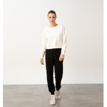 Nors Baldur Crop Sweatshirt Ekru