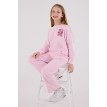 U.S. Polo Assn. Kız Çocuk Pembe Eşofman Takımı Us2307-c-v1 Pembe