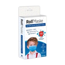 Roll Maske Cerrahi Erkek Çocuk Maskesi (10 x 12 Paket) 120 Adet
