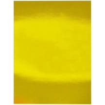 Aynalı Metalik Metalize Fon Kartonu Altın Sarı Gold 50x70cm 5 Adet Tek Renk 199638281006 1