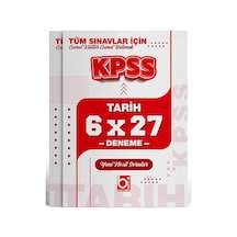 2026 Kpss Tüm Sınavlar İçin Tarih 6 X 27 Deneme Sınavı Bigelio Yayıncılık