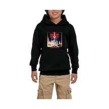 Zepplin Giyim Marduk Dark Endless Siyah Çocuk Kapşonlu Sweatshirt