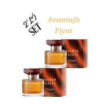 Amber Elixir Edp 50 Ml Kadın Parfümü, 2'li Set Diğer