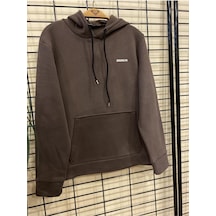 Erkek Kapşonlu Slim Fit Brooklyn Baskılı Sweatshirt Spr 2019k61 001