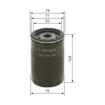 Ford Fiesta 4 Yag Filtresi 1.4 1996-2001 Bosch 0451103259