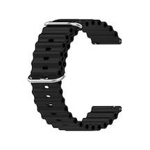 Teleplus Samsung Galaxy Uyumlu Watch Gear S3 20mm Kordon Kayış Ocean Loop Silikon 20mm