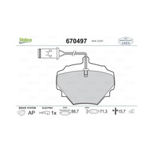 VALEO 670497 Arka Balata Rover Defender(98-16)Discovery (98-04)Range Rover(89-92)