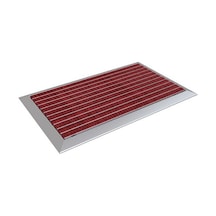 Arfen Halı Üst Yüzeyli Alüminyum Kırmızı Paspas 60 X 90 Cm