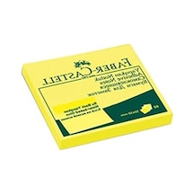 Fosforlu Sarı Renkli Yapışkan Notluk, 50 X 50 Mm Boyutunda