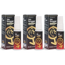Bio Longger Masaj Bakım Yağı Spreyi 20 Ml 3 Adet