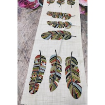 Dijital Baskılı Runner 40x140cm - Bztcy000000000832 Altın