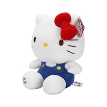 S00006116 Peluş H.kıtty S4 Mavi Tulumlu 35cm