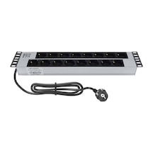 Amp Connect 19"2u 16'lı Schuko Direkt Bağlantılı Kabinet Grup Prizi Pdu -16a