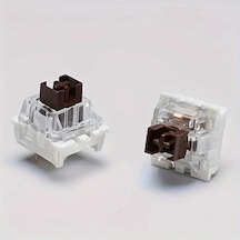 Fochsia 20 Adet Kahverengi Mekanik Klavye Switch 3 Pim 5 Bacak Lineer Sessiz Yumuşak