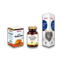 Balen Ballı Kudret Narı Macunu 210 G + Propolis Kapsül 670 MG + Çörekotu Yağı 250 ML