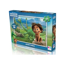 Eğlenceli Dinozor Temalı 50 Parça Puzzle