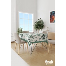 Sulu Boya Su Yeşili Çiçek Dalları