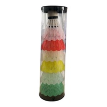 Badminton Topu 6 Lı Yeni Renkli Renkli Tüy Top Seti