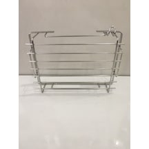 Mabello Banyo Duş Rafı 225x15 Tekli Kare Süngerlik Krom Çok Renkli