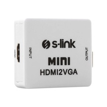 S-link Sl-hvc10 Hdmı To Vga + Audio Çevirici Kdo