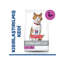 Hill's Scıence Plan Ördekli Kısırlaştırılmış Yetişkin Kedi Maması 3 Kg