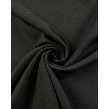Siyah Renkte Hafif Esnek Krep En 140 Cm X Boy 250 Cm -10264 Siyah