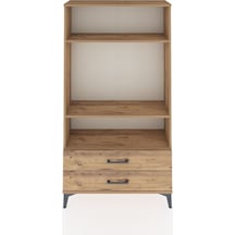 Arges Dolap 3 Raflı 2 Çekmeceli 88x30x163 Çam-çam Atlas Çam