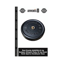 Özel Üretim Bumper-25 Kg Bumper Olimpik Plaka 25 Kg Siyah Renk Sporcu Kondisyon Koşu