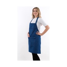 Ayarlanabilir Askılı Kot Mutfak Önlüğü Lacivert