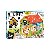 Ahşap Kedi Evi Boyama