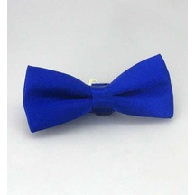 Saks Çocuk Boy Düz Renk Saten Papyon - Cp-09