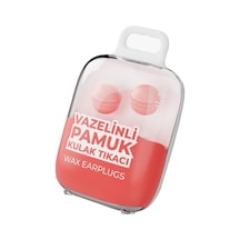 4&apos Lü Vazelinli Pamuk Kulak Tıkacı Renkli